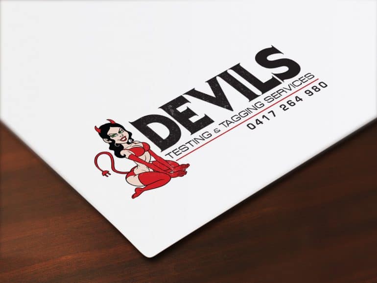 Devils Testing and Tagging logo development