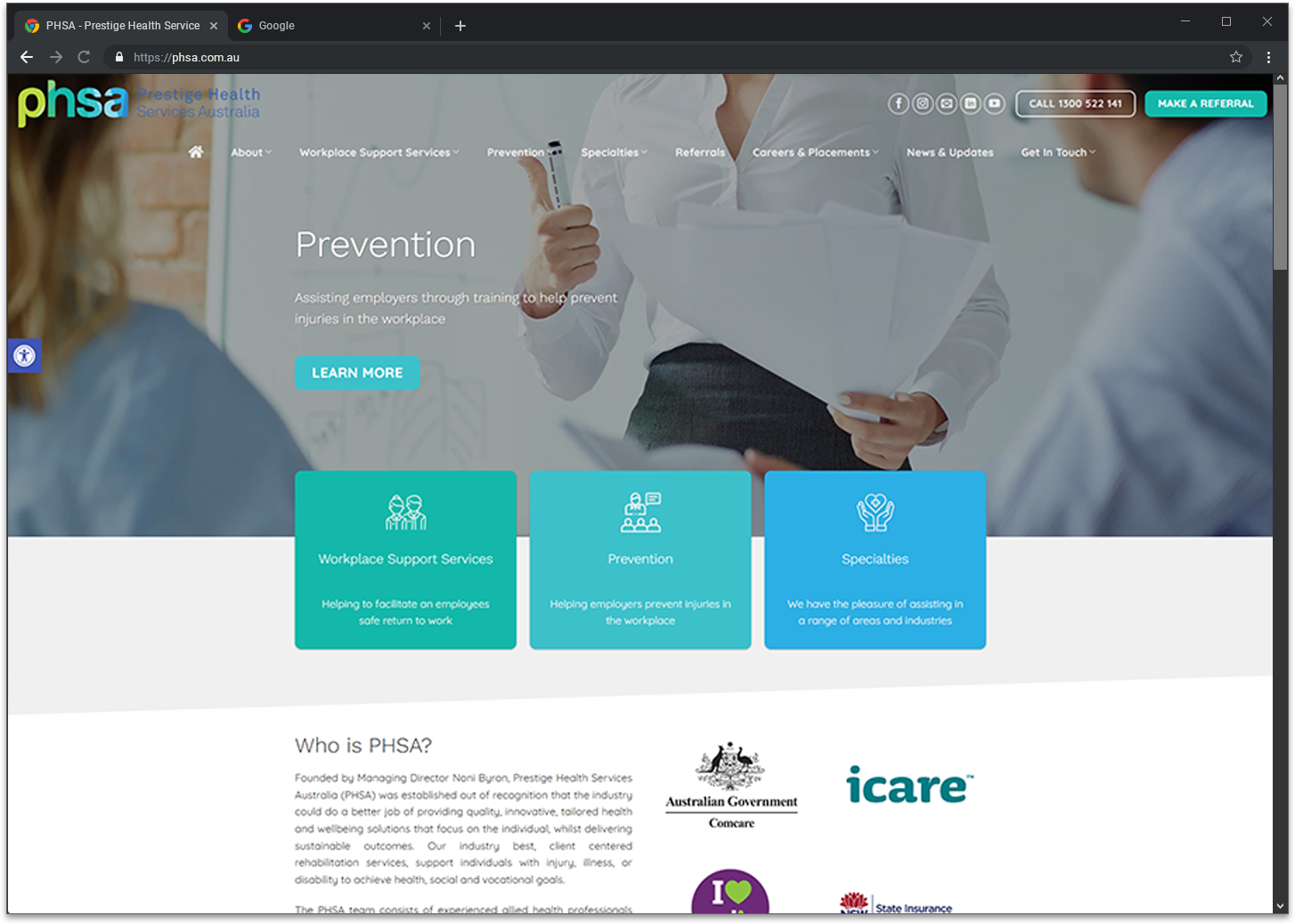 Morisset Web Design